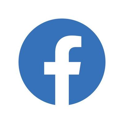 facebook logo on transparent isolated background free vector