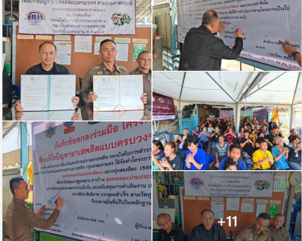 ผกก.สน.ทุ่งสองห้อง จัดพิธีเปิดโครงการตำบลยั่งยืนฯ(20 ก.พ.69)